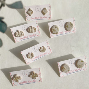 Minimal Boho Tulip Studs